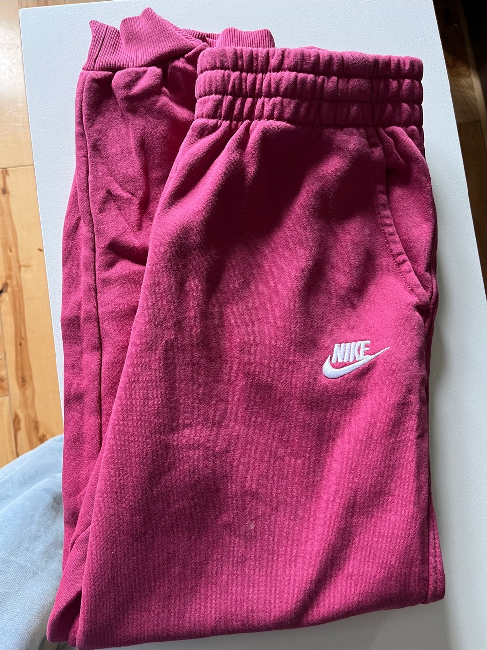 Nike Kids Magenta Fleece Joggers